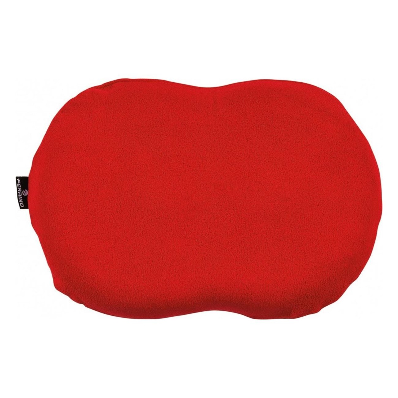 Cuscino gonfiabile rosso 39x25 cm per trekking e camping - 1 - Cuscini - 8014044960451