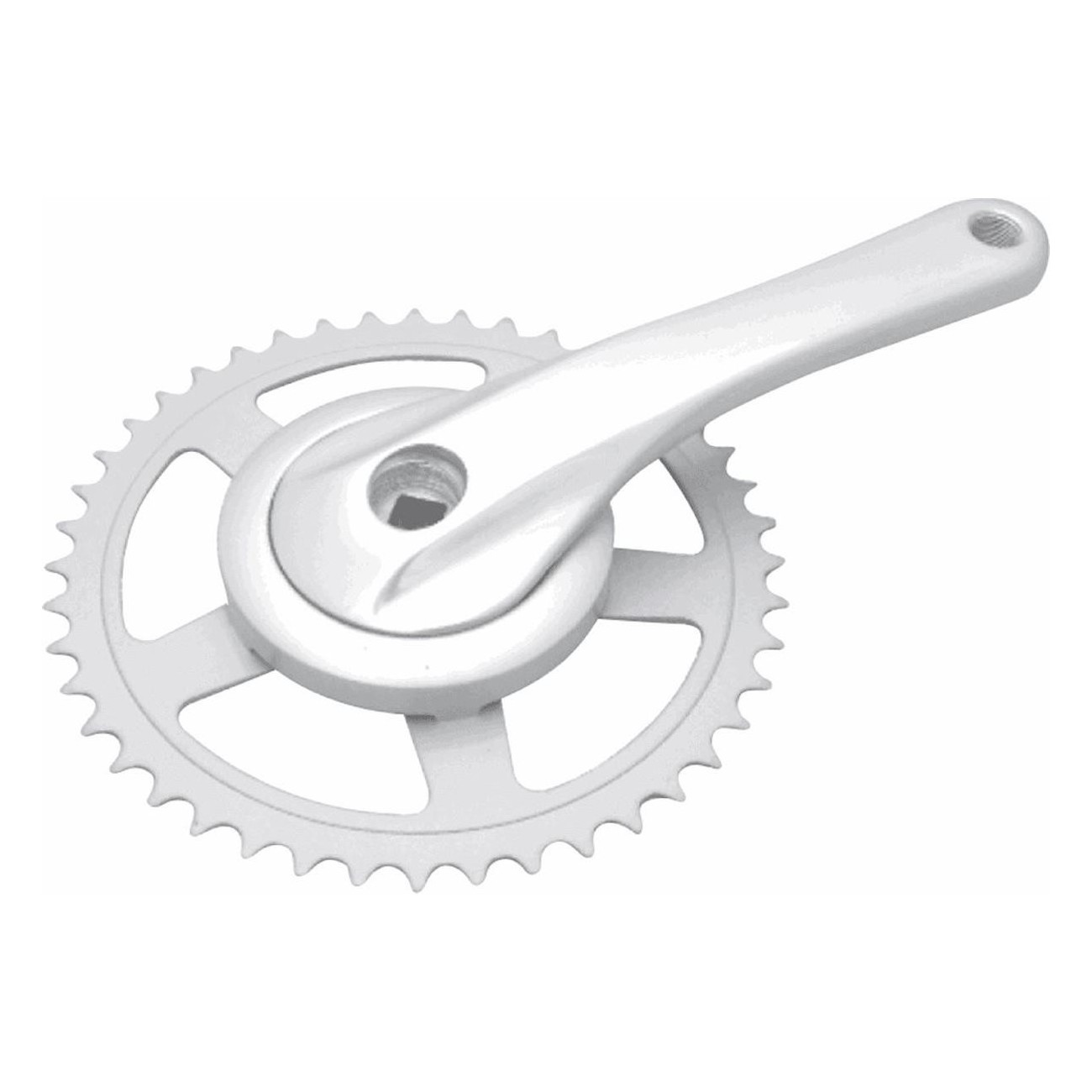 City Crankset 1V 44T 170mm Silver with Removable Cover MVTEK for Urban Bike - 1