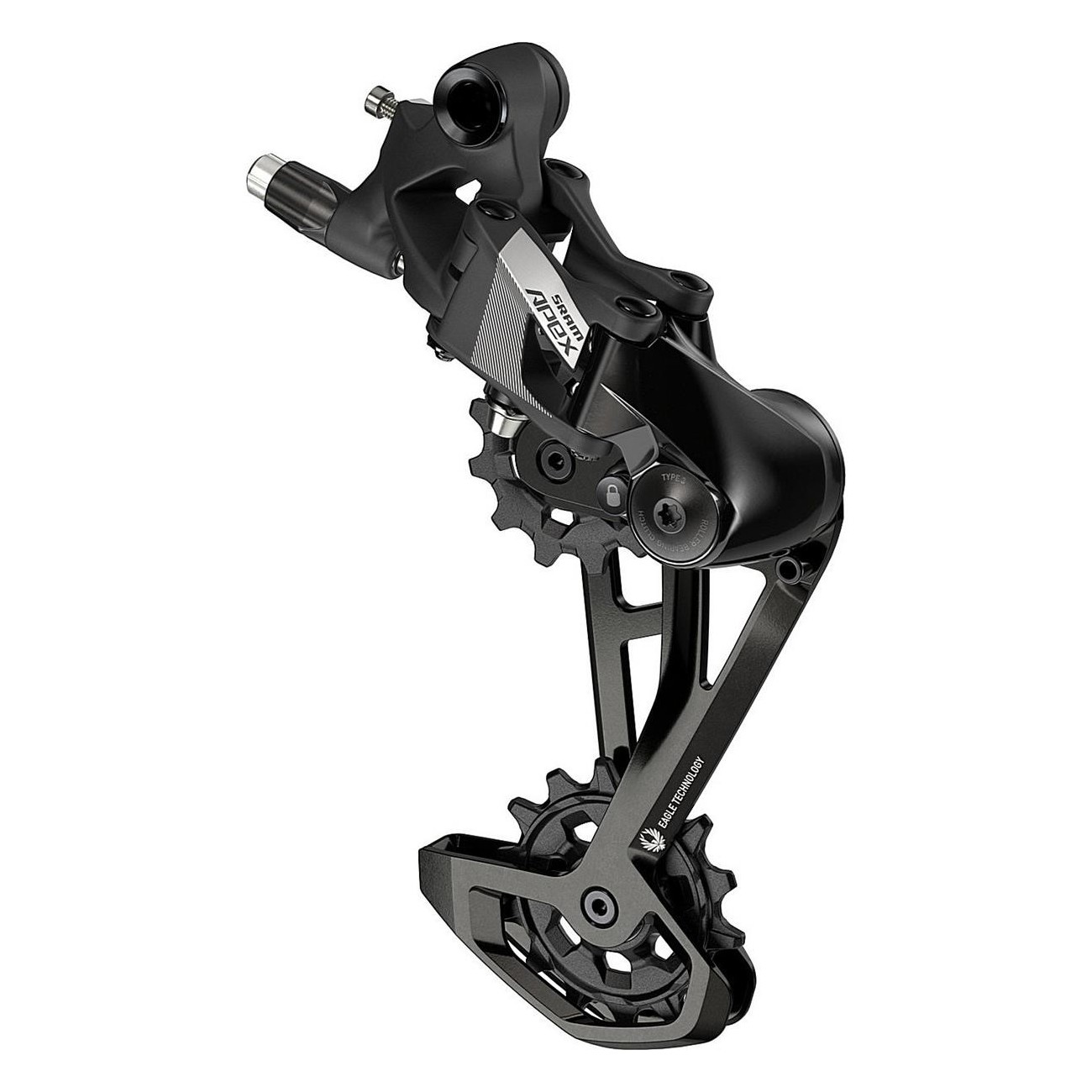 Desviador Trasero SRAM Apex Eagle 12 Velocidades, Compatible con Cassette 50T y 52T - 1