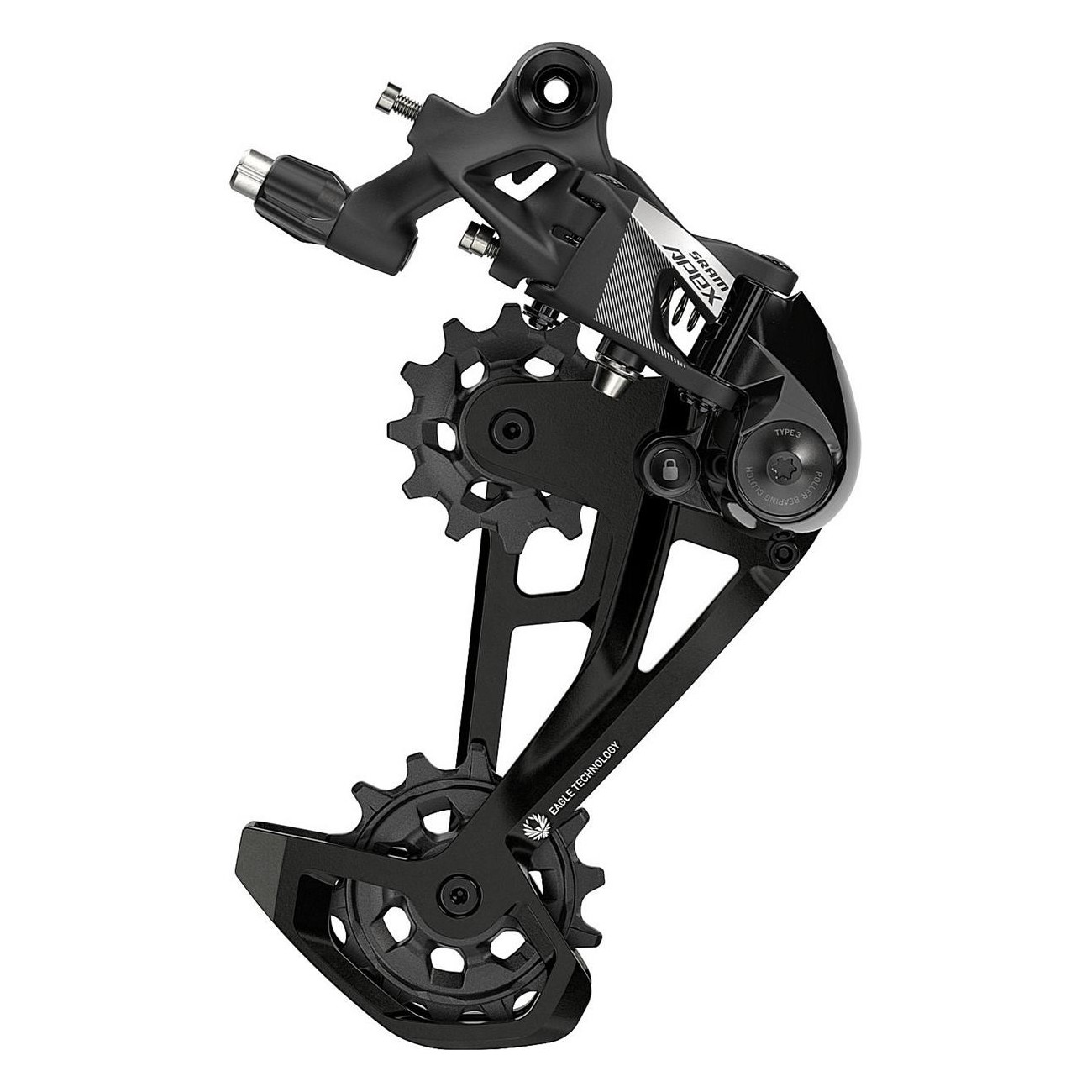 Deragliatore Posteriore SRAM Apex Eagle 12 Velocità, Compatibile con Cassette 50T e 52T, Tecnologia X-HORIZON e Cage Lock - 2 - 