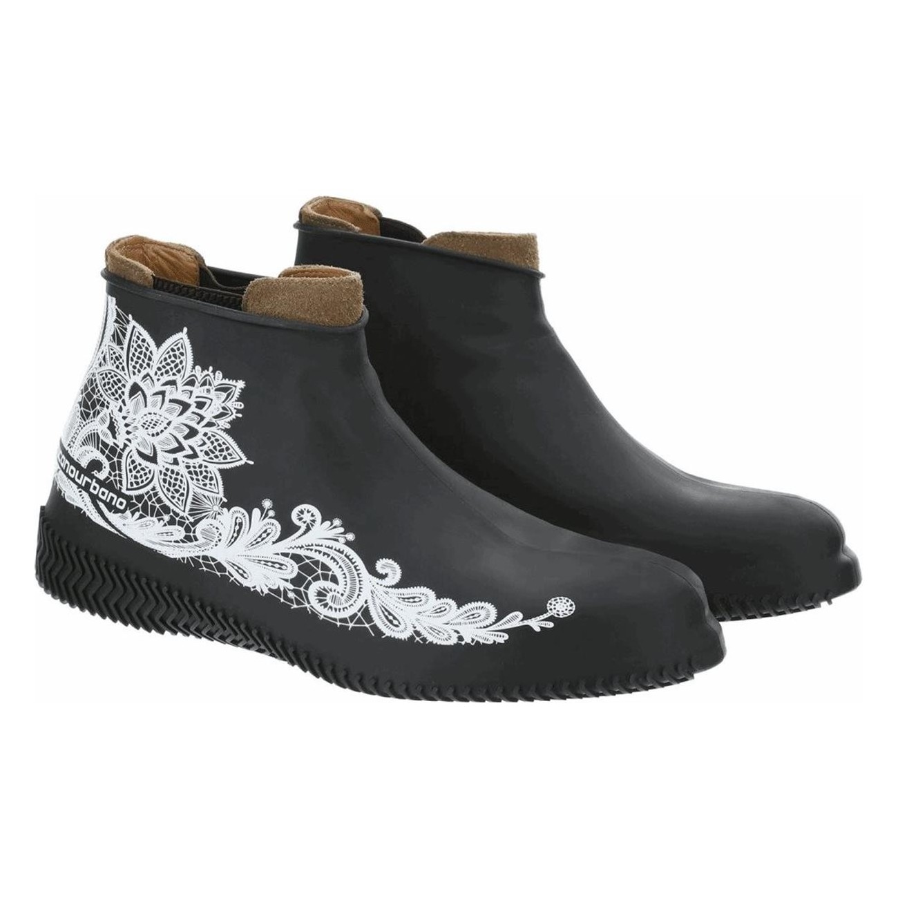 Couvre-chaussures Imperméables en Silicone Flower - Taille L - 1