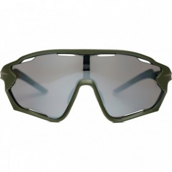 Cosmonaut Apollo 13 Green Sports Glasses with Revo Silver Lenses in TR90 - 2