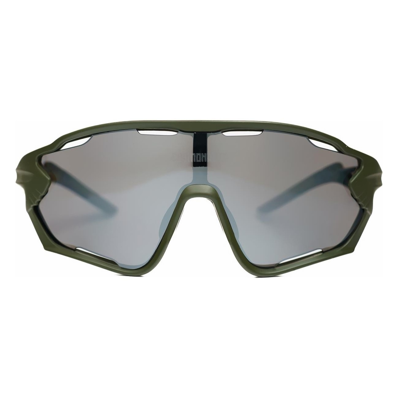 Sportbrille Cosmonaut Apollo 13 Grün mit Revo Silver Linsen aus TR90 Swiss Grilamid - 2