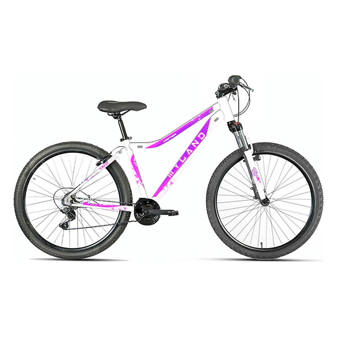 Active 26 Kid L Weiße Fahrrad mit Shimano 6-Gang und V-Brake - 1