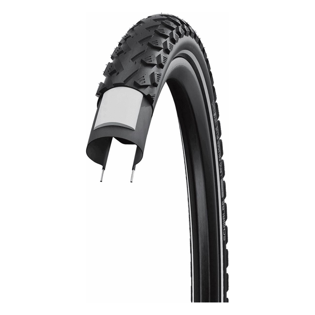 Puncture-Resistant Tire 700x40 Land Cruiser Plus Black for E-Bike City Trekking - 1