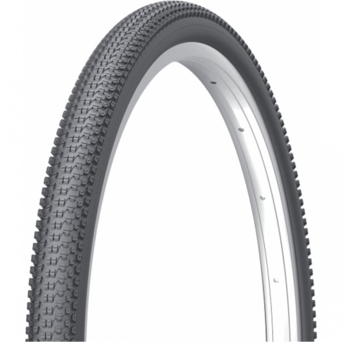 Copertone Gravel 700x35 Tubeless Ready Pieghevole Nero - 120 TPI, Small Block 8 per Terreni Compatti e Sterrati - 1 - Copertoni 