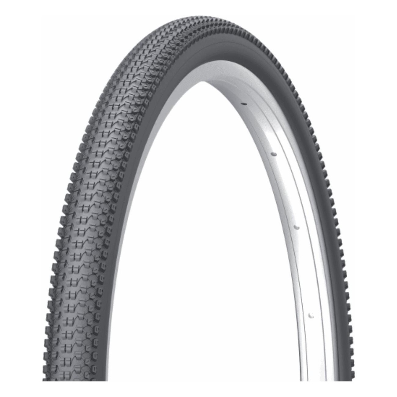 Gravel Tire 700x35 Tubeless Ready Folding Black - 120 TPI, Small Block 8 - 1