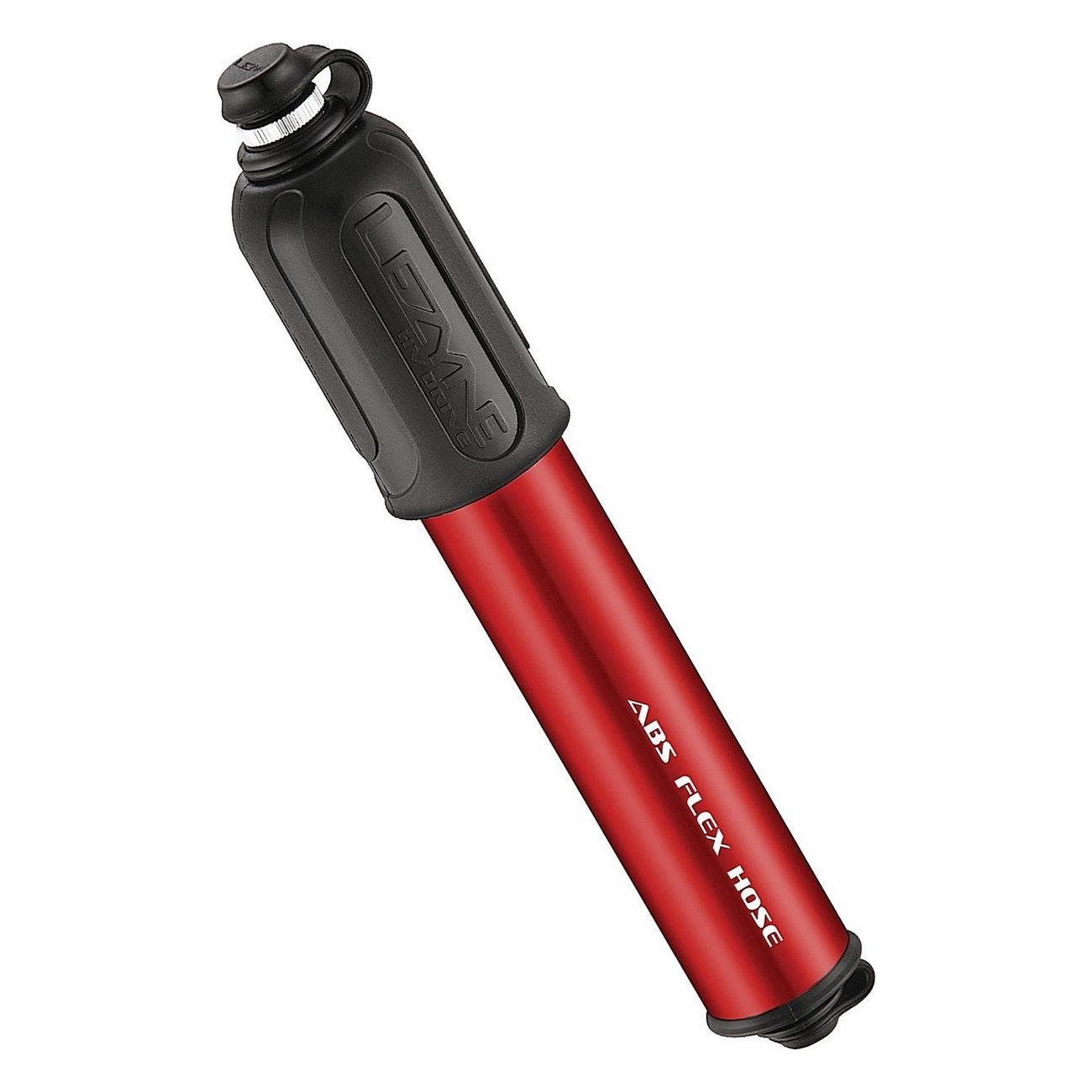 Pompe à main Lezyne CNC Drive HV Rouge compacte et légère avec tuyau ABS Flex - 2