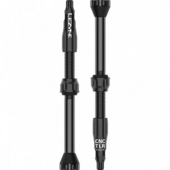 Valve Tubeless Lezyne CNC 60mm en Aluminium Noir avec Extracteur Intégré - 1