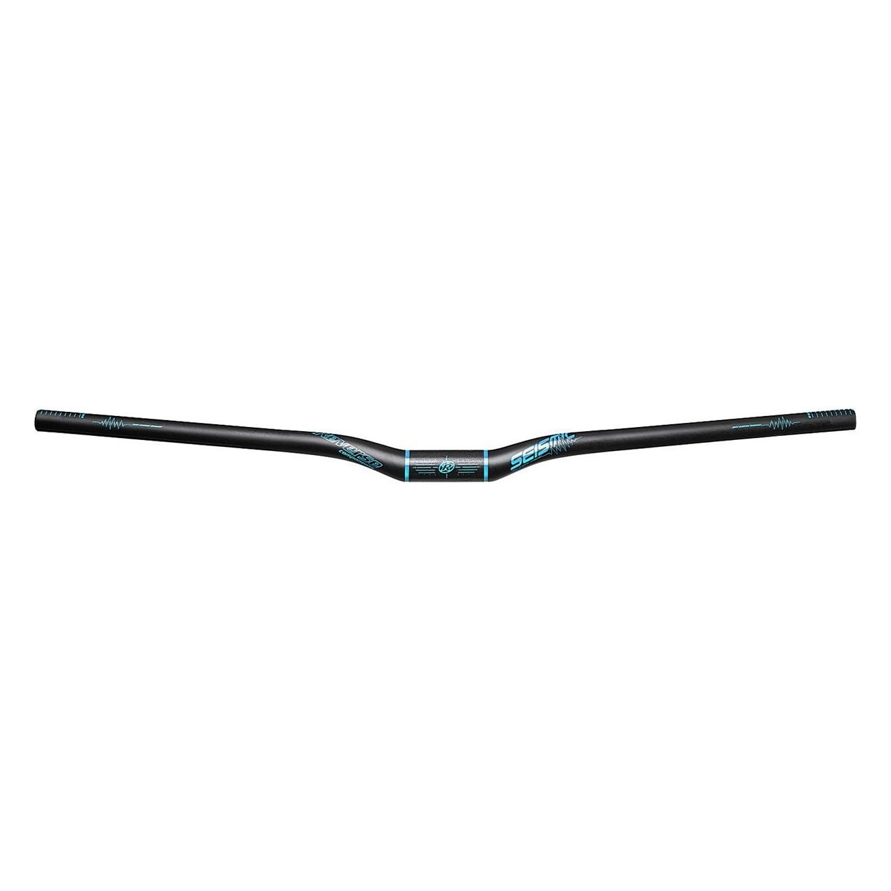 Reverse Seismic 810 Carbon Handlebar, Matte Black and Blue, Ø31.8mm/35mm - 1