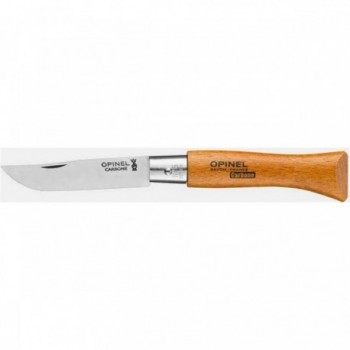 Coltello Opinel Viroblock N.5 in Acciaio al Carbonio con Lama da 6 cm e Manico in Faggio - 1 - Coltelli - 3123841110503