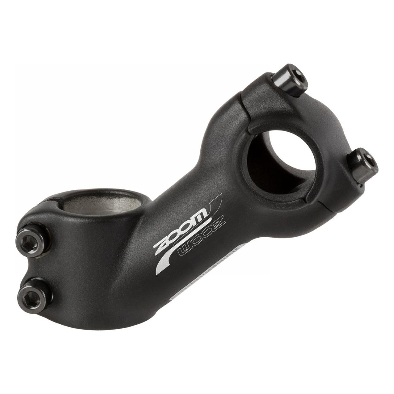 Ahead Zoom Handlebar Stem 90mm 40° Black Aluminum 25.4mm Clamp - 1