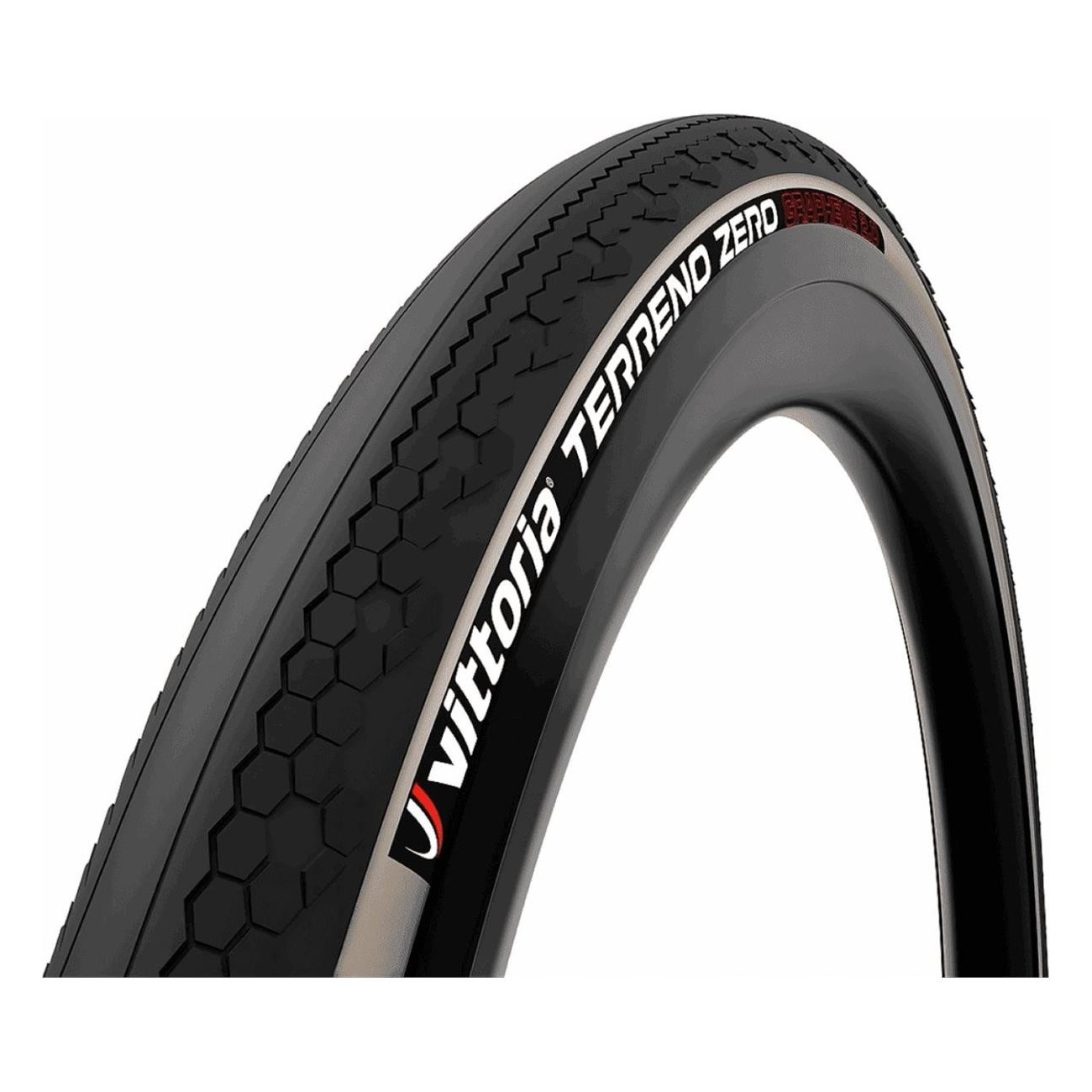 Gravel Tire 700x47 TLR Graphene 2.0 Black/Brown - Ideal for Paved and Dirt Roads - 1