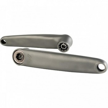 Titanium Electric Wings Cranks 165mm for Bosch, Brose, Fazua, Panasonic, TQ, Yamaha - Titanium Color - 1