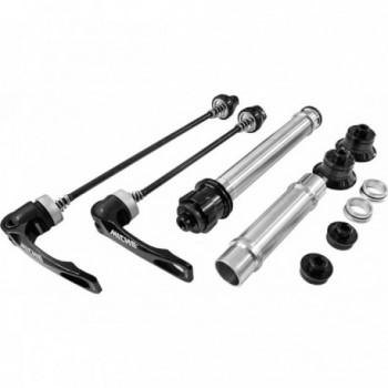 Miche Adapter Kit for TX12 Thru Axle to QR Conversion with Secure Locks - 1