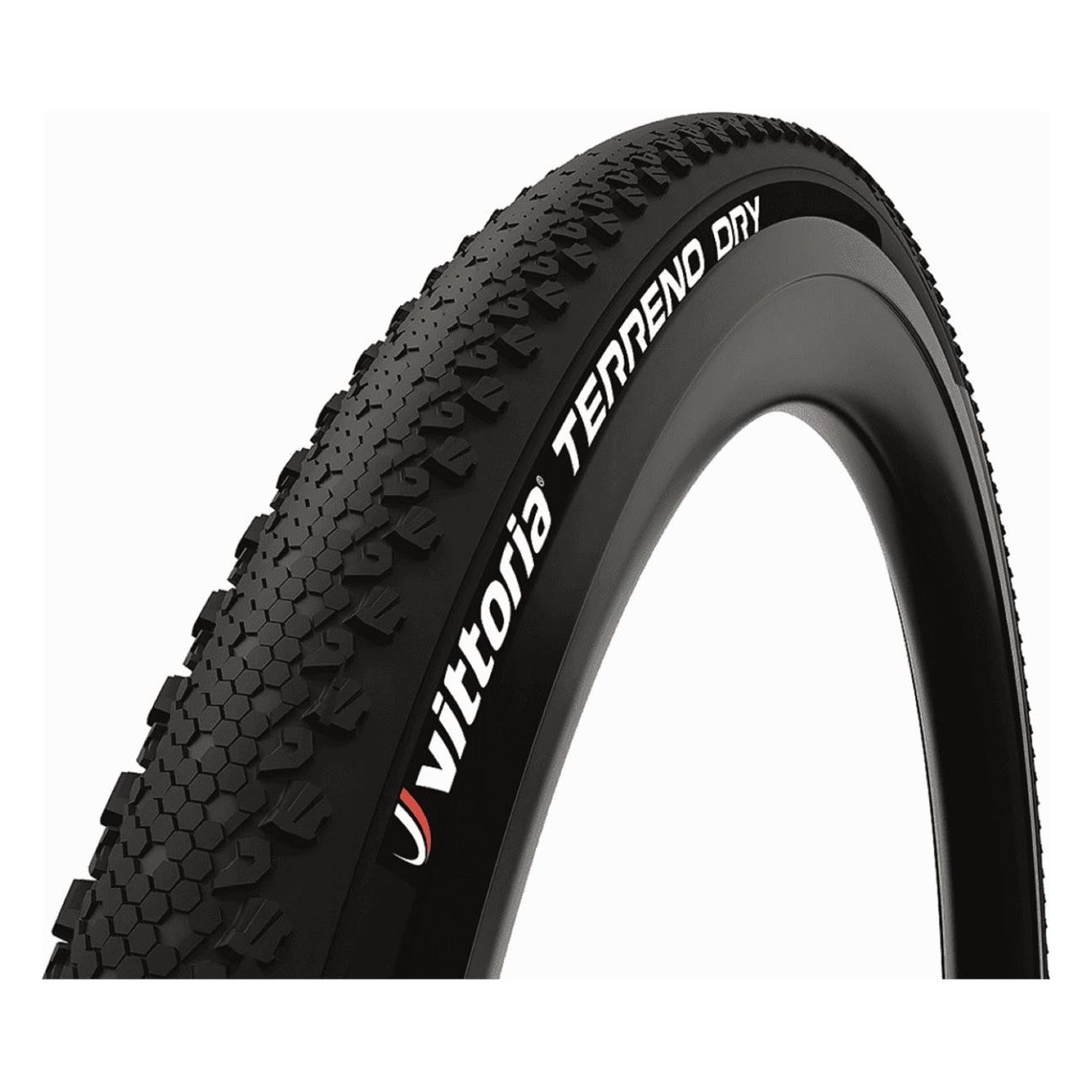 Gravel Tire 28' 700x38 Black Hard for Dry and Compact Terrain - 1