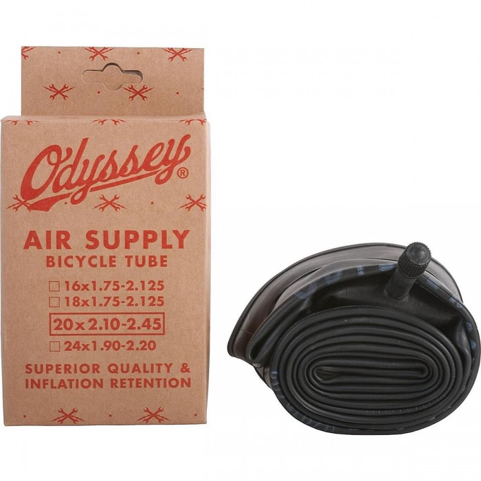 Camera d'Aria Odyssey Air Supply BMX 18 x 1.75 - 2.125 Nero - 1 - Camere d'aria - 0630950910427