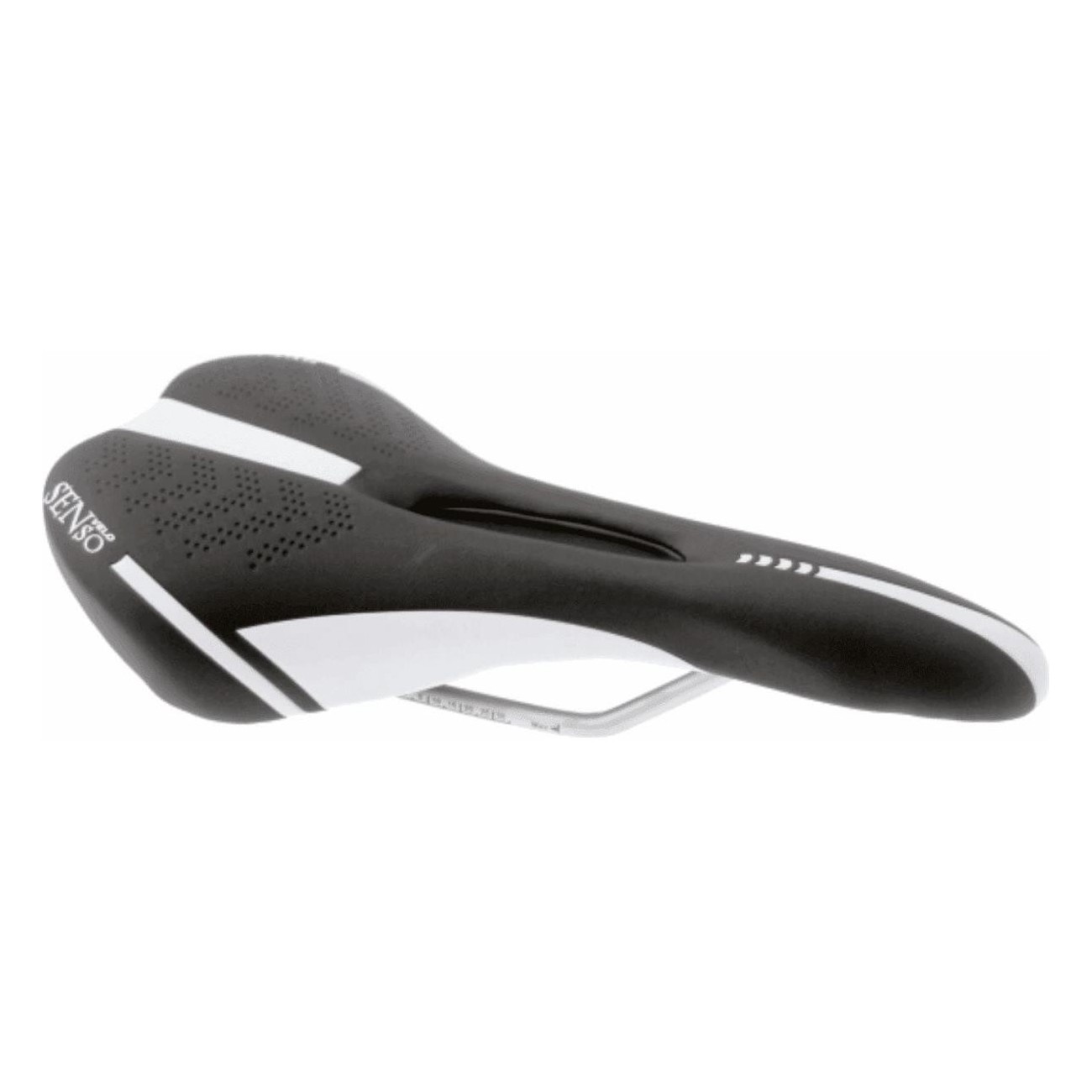 Selle Velo Senso 3274 Sport Unisexe Noir/Blanc 276x142 mm - Confort et Performance - 1