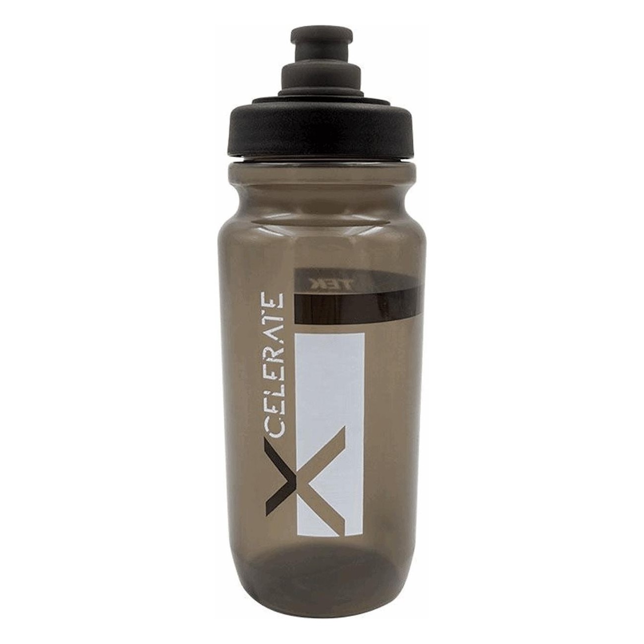 Borraccia X-Celerate 550ml Fumè/Nero con Valvola MVTEK, Leggera 66g - 1 - Borracce - 8005586229045