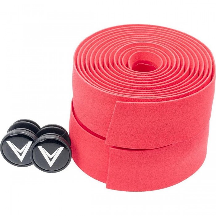 Voxom GB2 Red Handlebar Tape EVA Foam with Gel, 200x3 cm, Accessories Included - 1