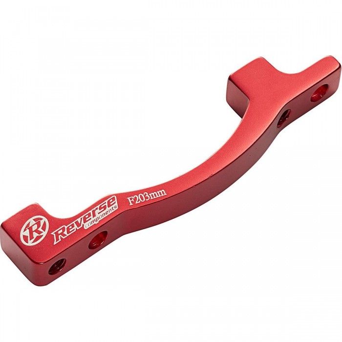 Adaptador de Freno Trasero PM-PM +43mm Rojo para Disco Aumentado - 1