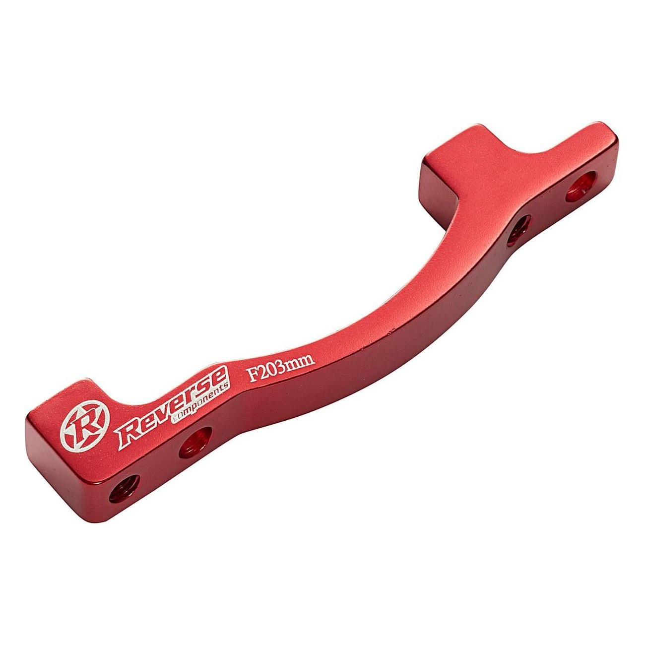 Adaptador de Freno Trasero PM-PM +43mm Rojo para Disco Aumentado - 1