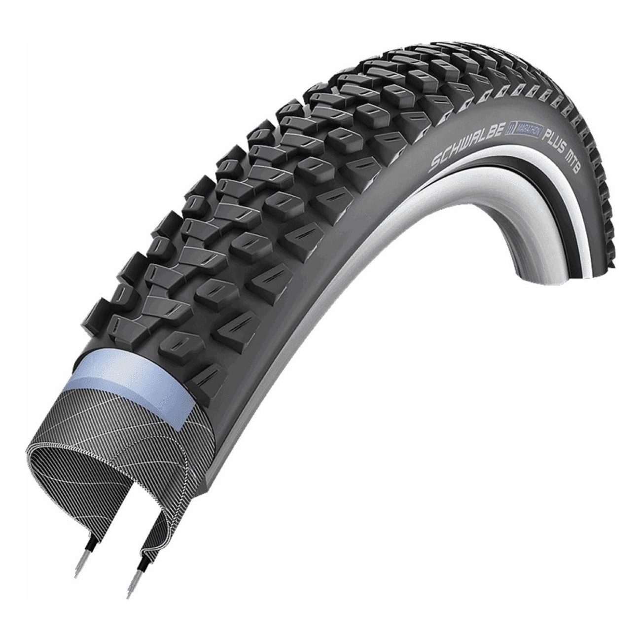 Copertone MTB 27.5x2.10 Marathon Plus HS468 Rigido Antiforatura per E-Bike e Off-Road - 1 - Copertoni - 4026495771788