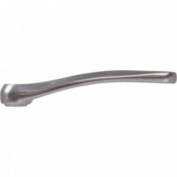 Left Crank Arm in Polished Silver Aluminum 175 mm with 20 mm Offset - 2