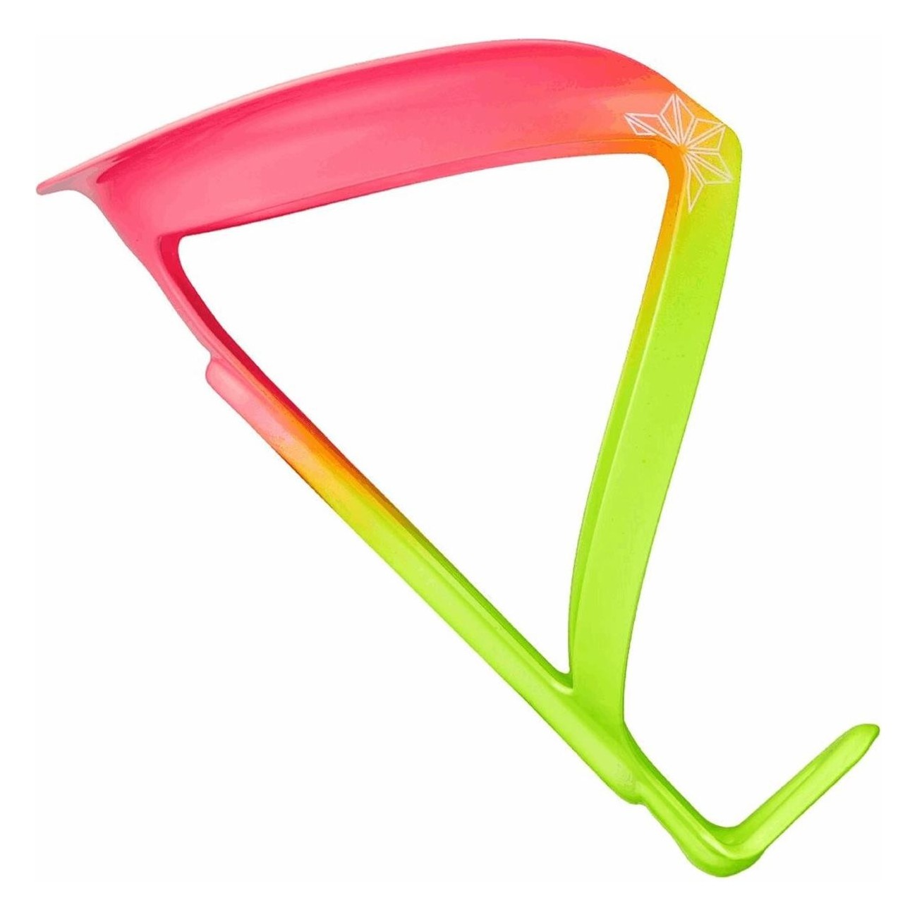 Supacaz Fly Cage Aluminum Bottle Holder Neon Yellow/Pink - Limited Edition - 1