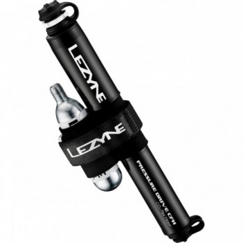 Lezyne CNC Handpumpe mit Druckbetätigung CFH, 2-in-1-System, inkl. 16g CO2-Kartusche, Schwarz - 1