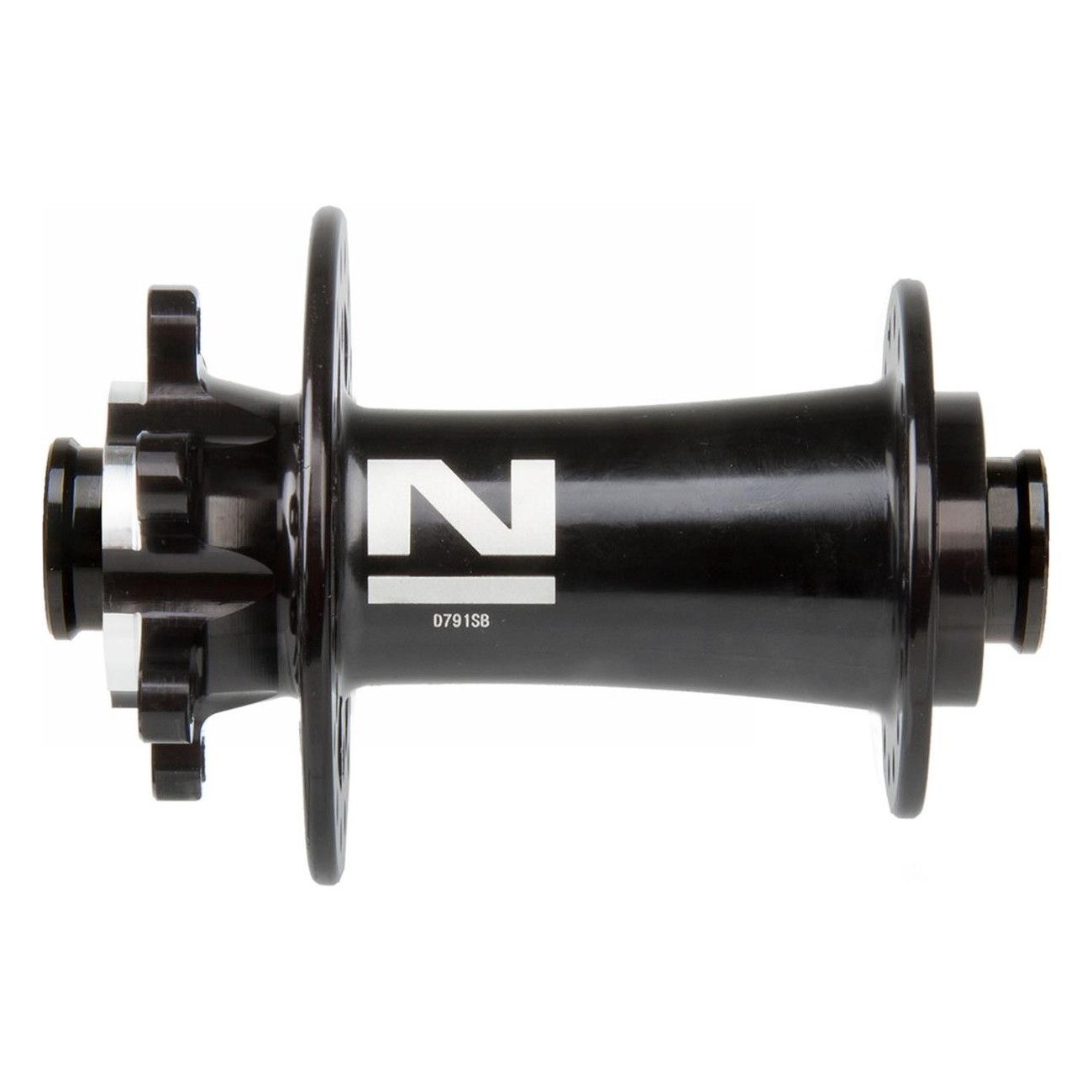 Novatec 4in1 Front Hub for Disc Brake, 32 Holes, 15mm, Black Anodized - 1