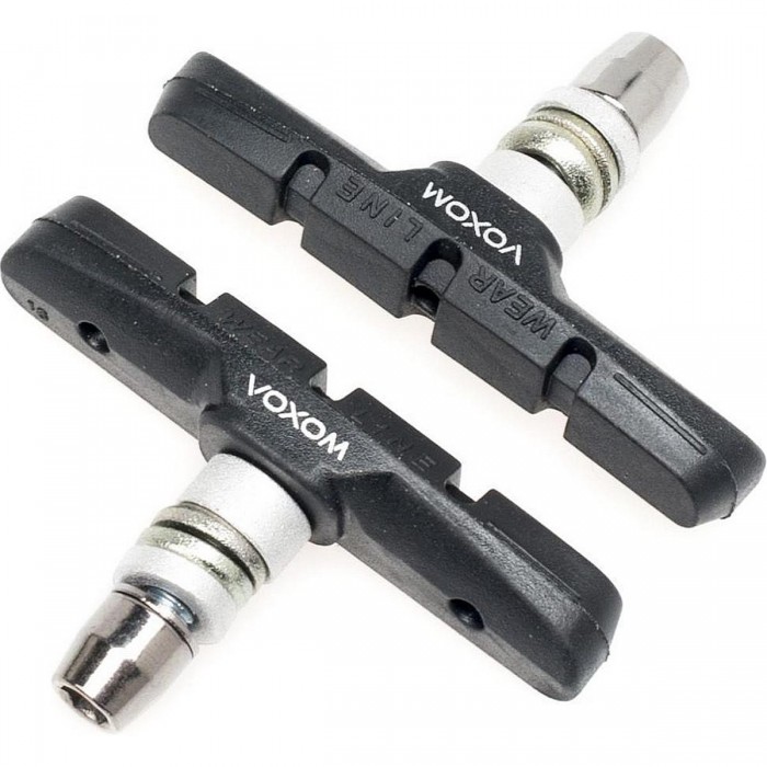 Pastillas de Freno V-brake MTB 70mm Negras - Pareja Simétrica para MTB - 1