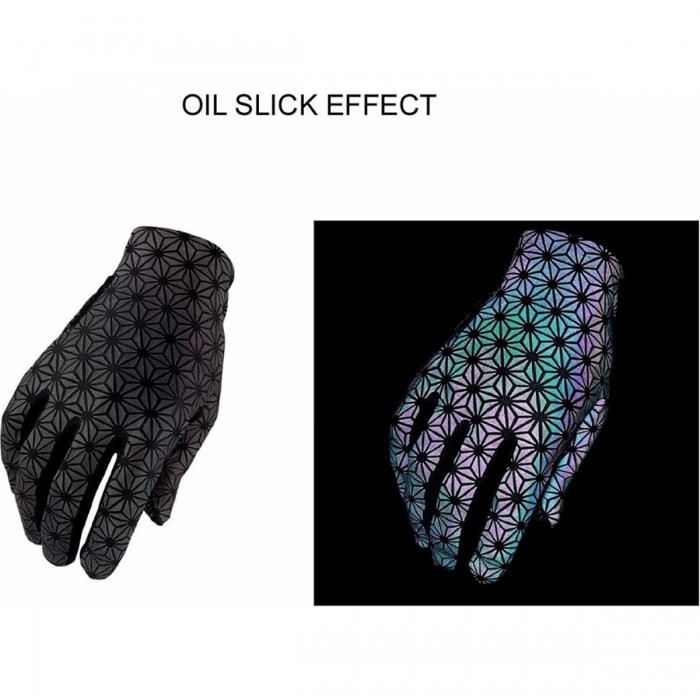 SupaG Long Handschuhe SUPACAZ aus 100% Poly Oil Slick - Größe M - 1