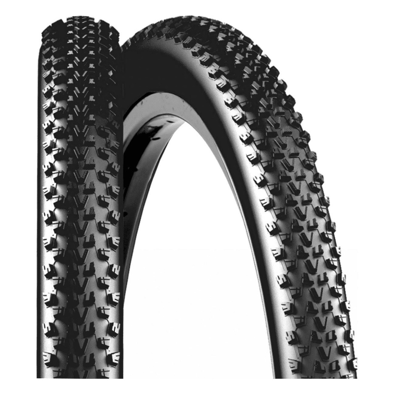 MTB Tire 27.5x2.10 Black Rigid DSI SRI-94 - Excellent Performance on Tough Terrain - 1