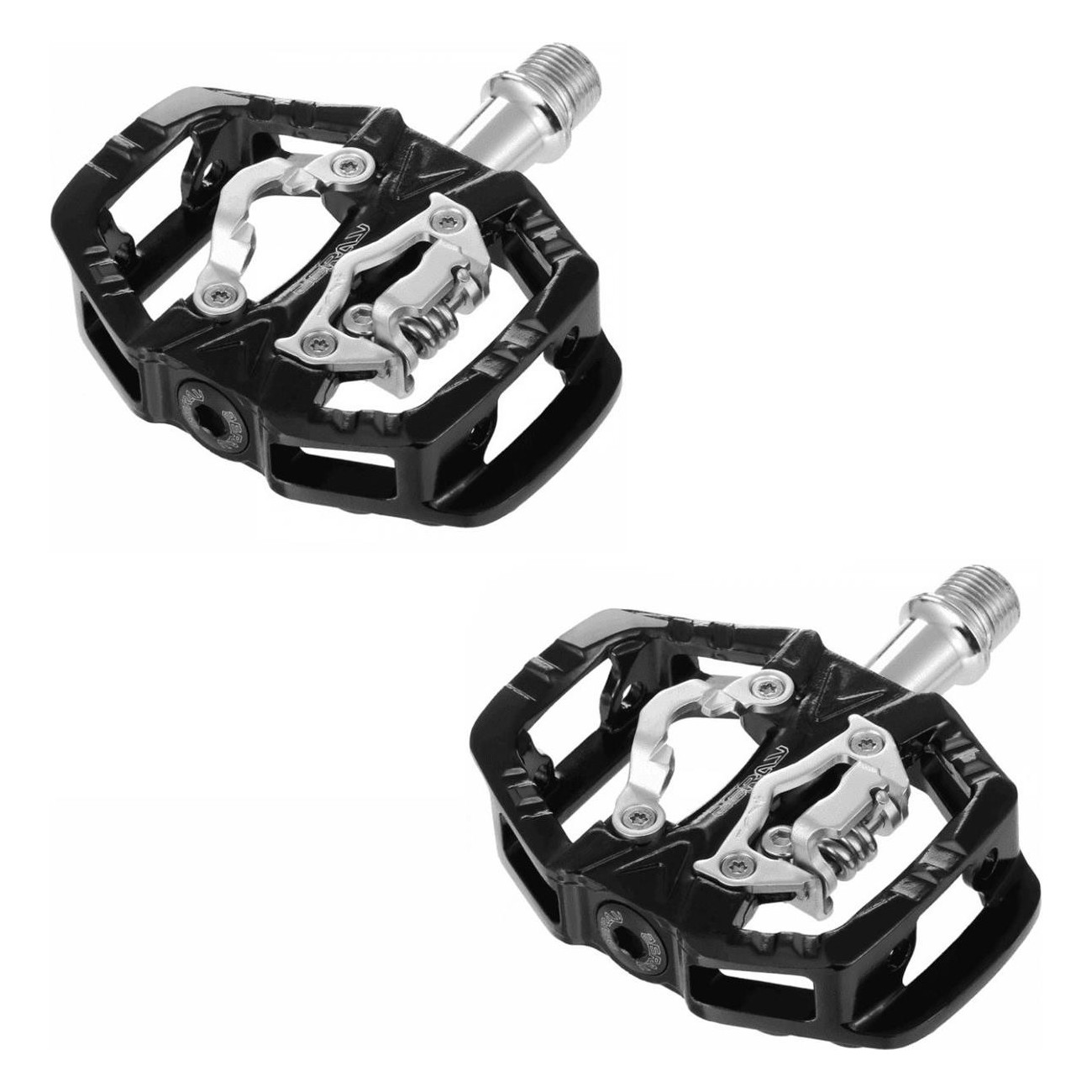 Pedales MTB Zeray ZP-109S Duales de Aluminio, Negros, 340g - Offroad - 2