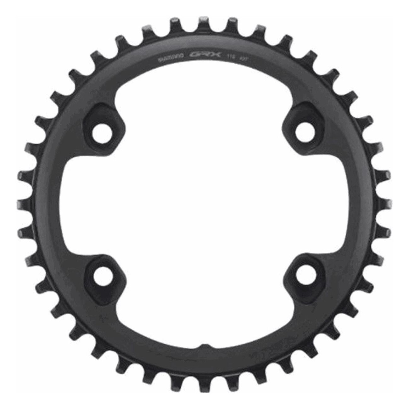 Shimano FC-RX600 GRX 1x11V 40T Chainring, 110mm, Black - Excellent Performance - 1