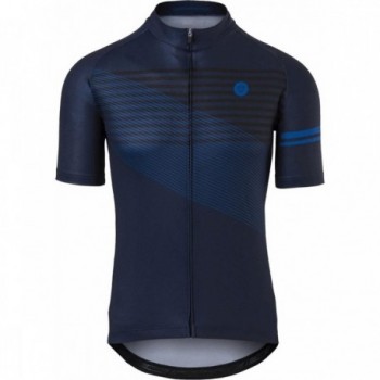 Camiseta Deportiva Hombre Azul Profundo Slim Fit con 3 Bolsillos - 1