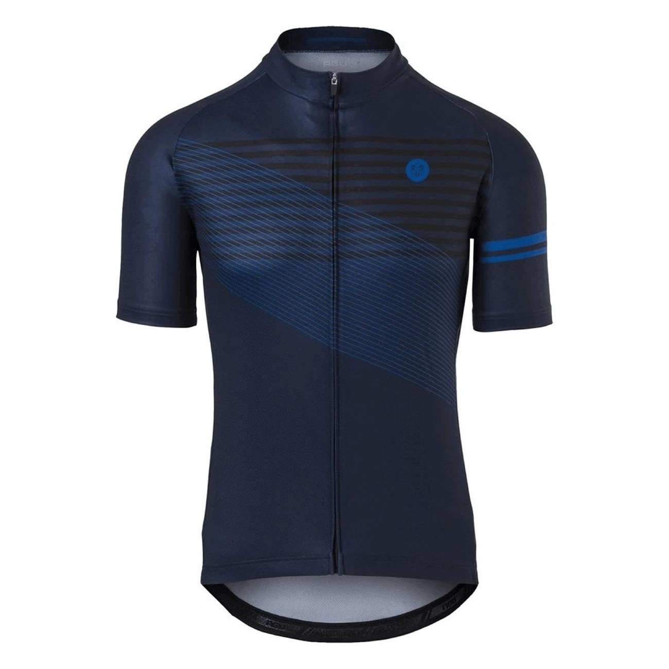 Camiseta Deportiva Hombre Azul Profundo Slim Fit con 3 Bolsillos - 1