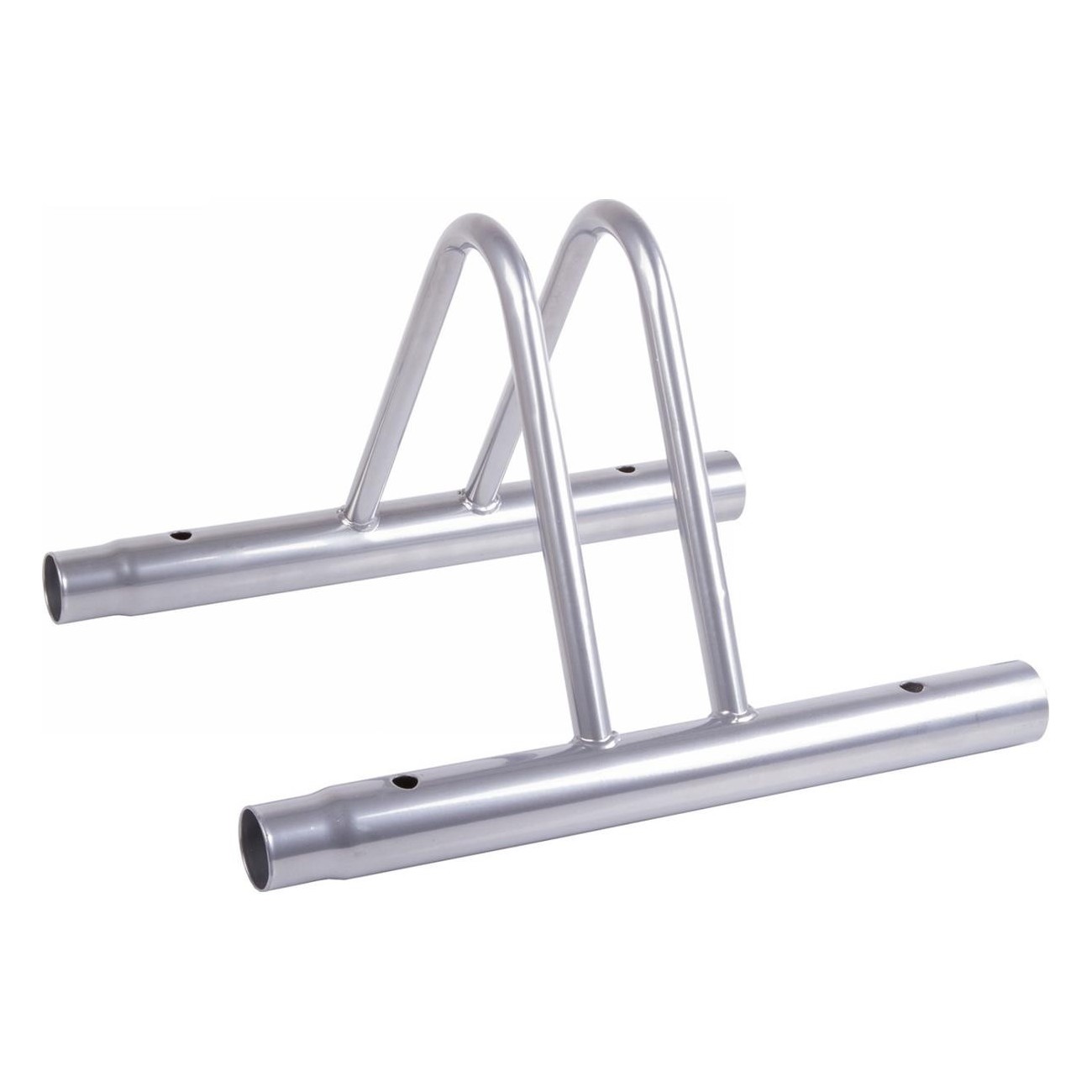 Silver Steel Bicycle Stand MV, Compatible with 12'' to 29'' Wheels - 1