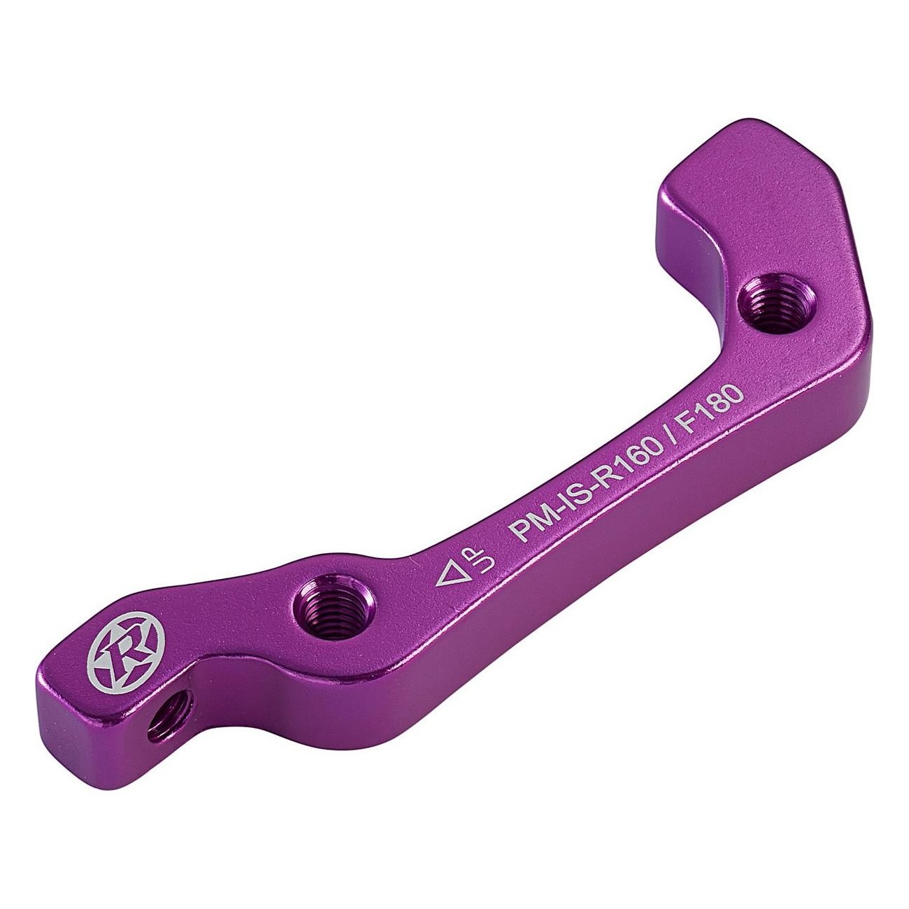 Adattatore Disco Freno IS-PM 180mm Anteriore e 160mm Posteriore Viola - Compatibile con Shimano, Avid, Hayes - 1 - Adattatori - 