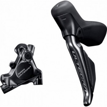 Kit de Freno Hidráulico Ultegra 12v R8170 Trasero Negro Flat Mount - 1