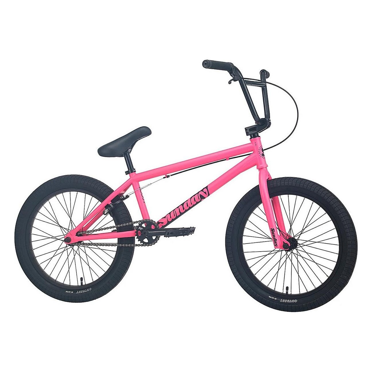 Bicicletta BMX Sunday Scout 20.75' Rosa Caldo Opaco - Design Accattivante e Prestazioni Elevate - 1 - Bmx - 0630950928897