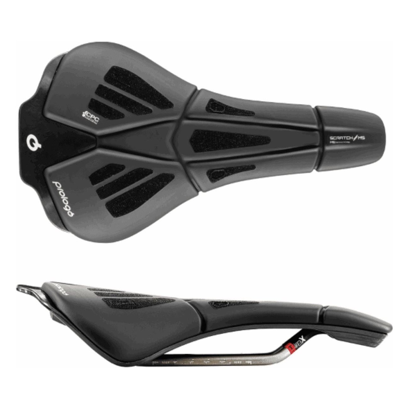 Selle Prologo Scratch M5 CPC Tirox 140mm Noire Unisexe avec Technologie CPC - 1