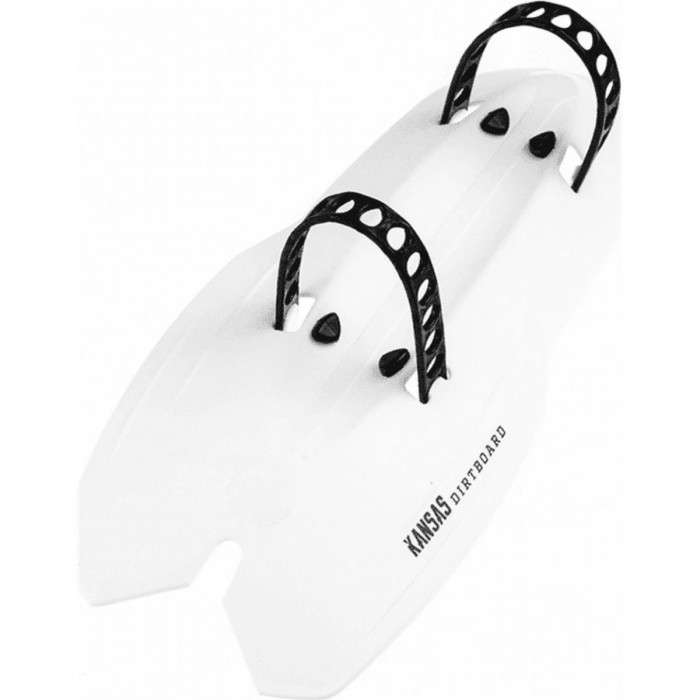 White Kansas Mudguard for Bicycles with 26/27.5/29 Inch Wheels - Lightweight - 1