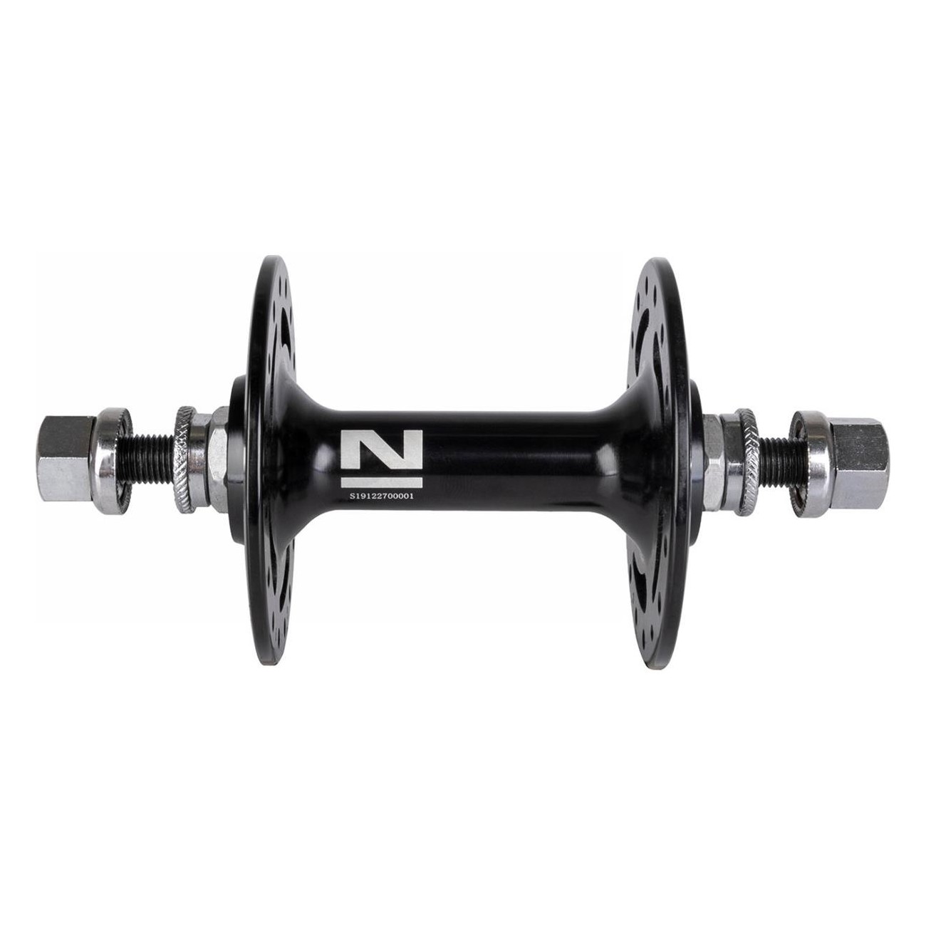 Mozzo Posteriore Novatec Pista/Single Speed 32 Fori Nero Anodizzato con Cuscinetto a Sfere - 1 - Mozzo - 