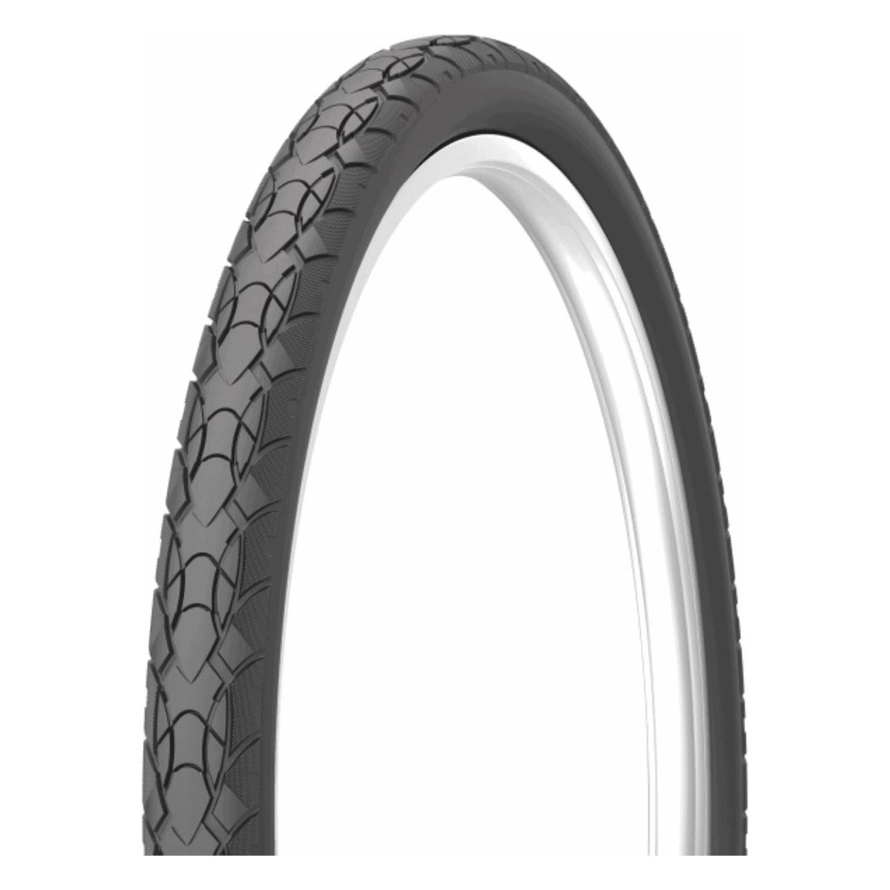 Kwick Journey Tire 700x45 60TPI Rigid Black with Reflective Sides - 1