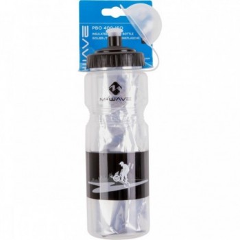 M-WAVE 400 ml Thermal Bottle in Transparent and Black Plastic - 3