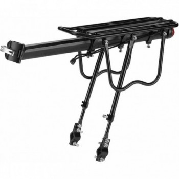 Universal Aluminum Seatpost Rack - 50kg Capacity, Fits Various Bike Sizes - 1