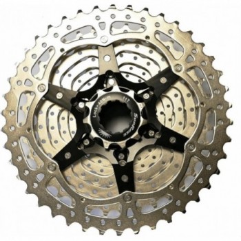 Cassetta MTB 10V 11/42 Denti in Acciaio Argento Compatibile Shimano - SUNRACE - 1 - Cassette - 4710944252576