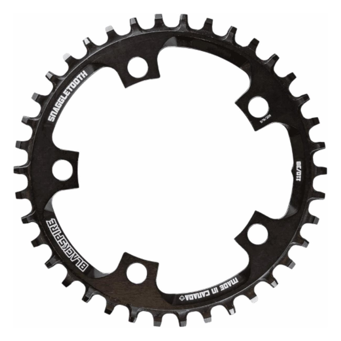 Snaggletooth Aluminum Chainring 40T 110BCD for 11-Speed Ebike - Anti-Drop Tech - 1